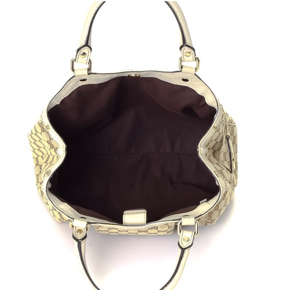 Gucci Canvas Sukey Large Tote Bag - Picture 3 of 9